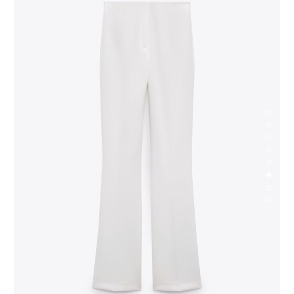 NWT ZARA FLARED HIGH WAISTED PANTS M - Picture 7 of 10